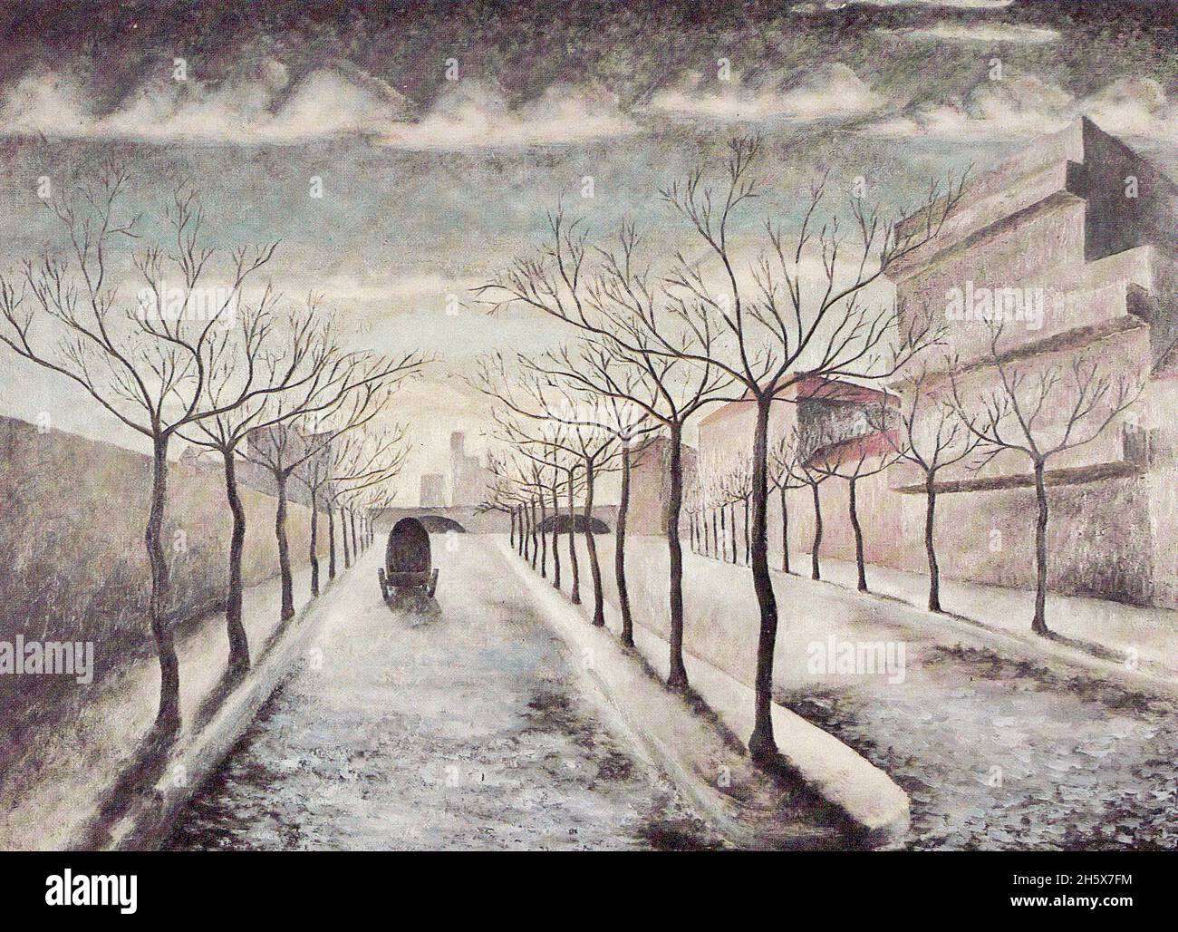 Peter Purves Smith opera dal titolo Early Morning in Paris - Foto Stock