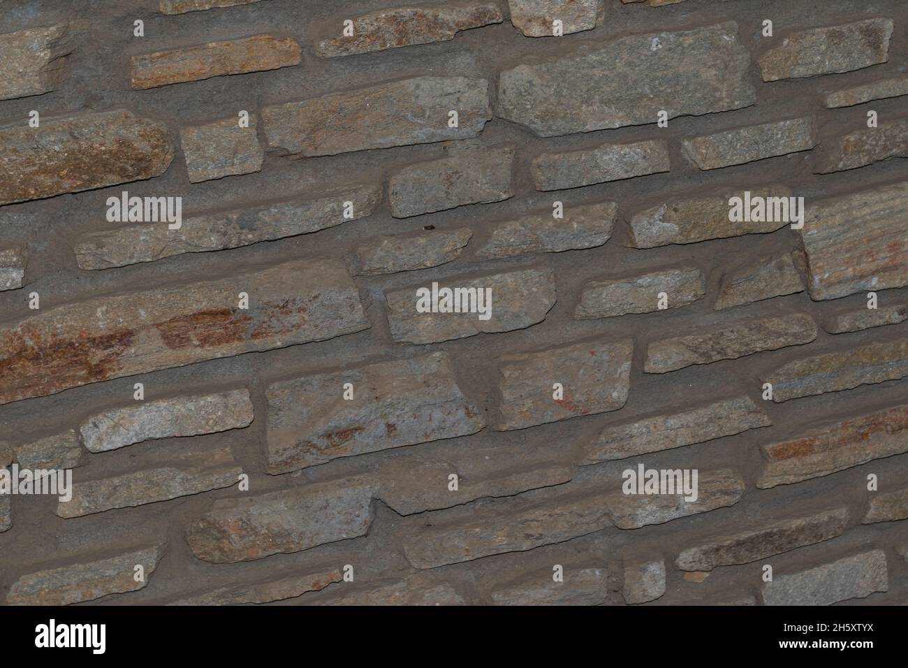 pareti rustiche e invecchiate, pareti esterne Foto Stock