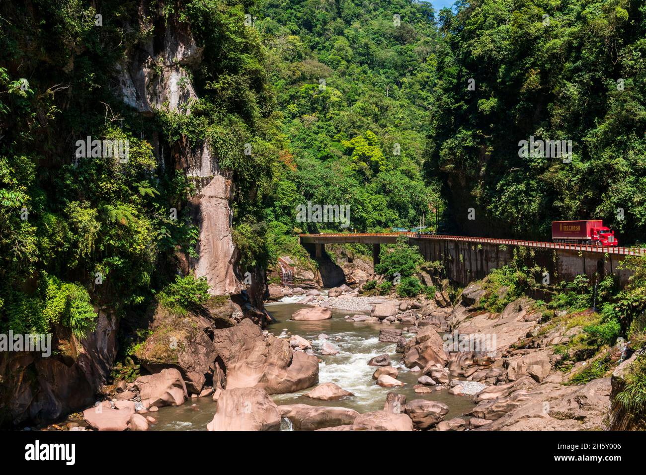 Boquerón del Padre Abad, Aguaytia, Ucayali, Perú, Sudamerica. Foto Stock