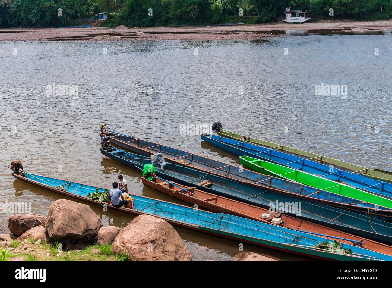 Aguaytia città, Ucayali, Perù, Sud America. Foto Stock