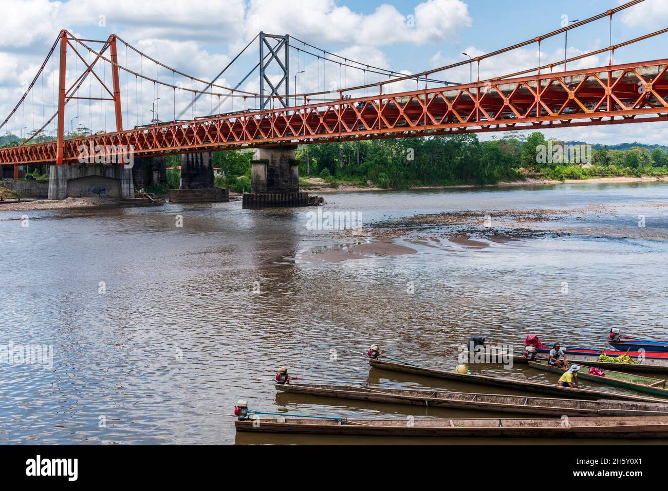 Aguaytia città, Ucayali, Perù, Sud America. Foto Stock