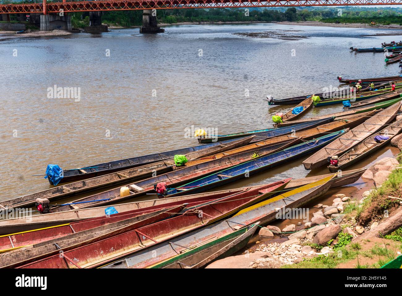 Aguaytia città, Ucayali, Perù, Sud America. Foto Stock