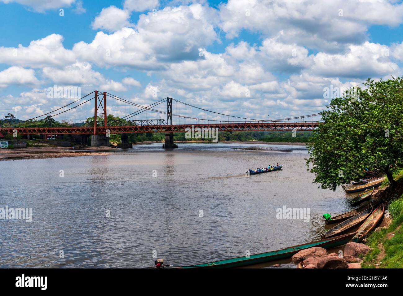 Aguaytia città, Ucayali, Perù, Sud America. Foto Stock