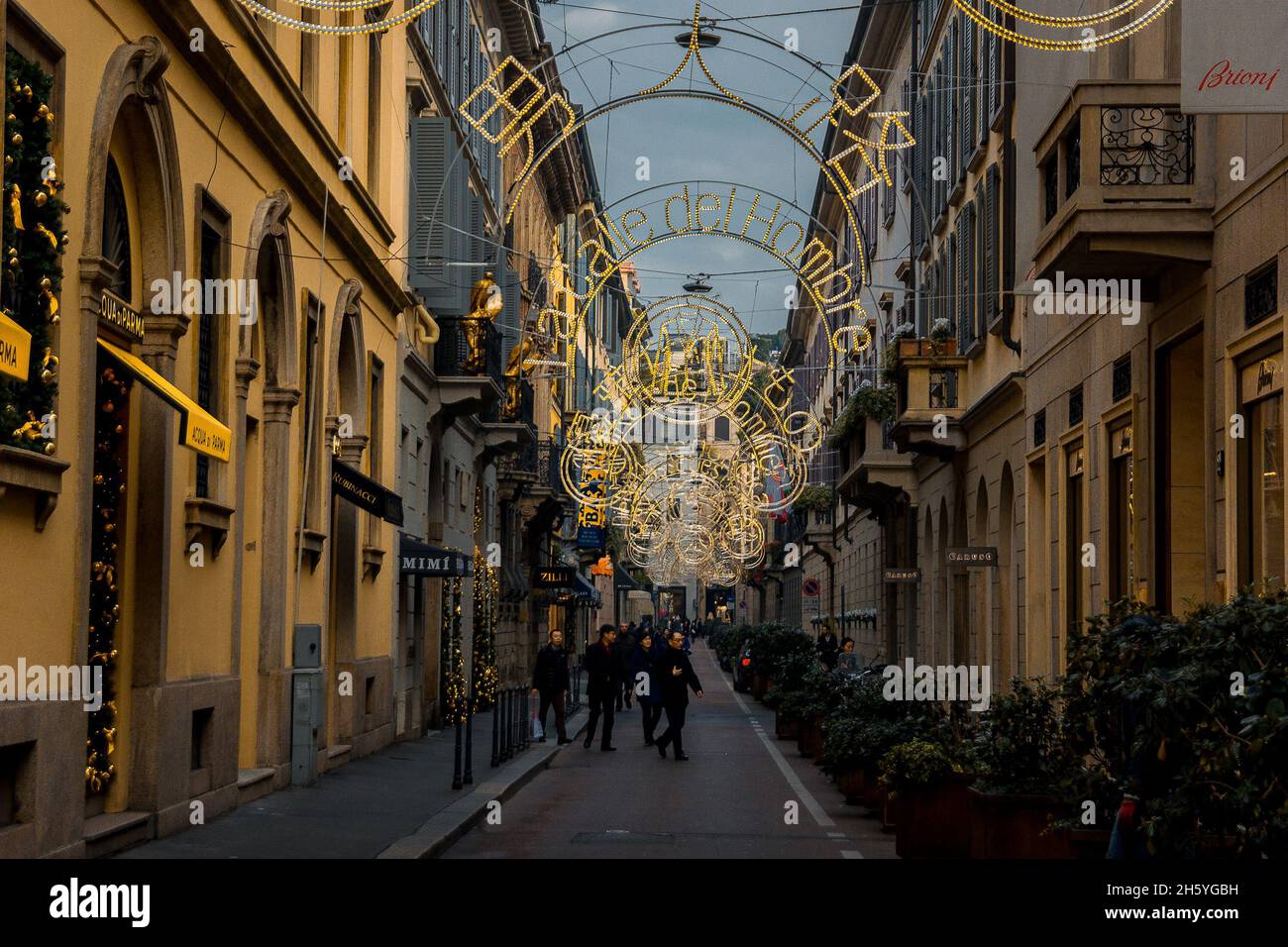 Mostra Dior a Natale Foto Stock