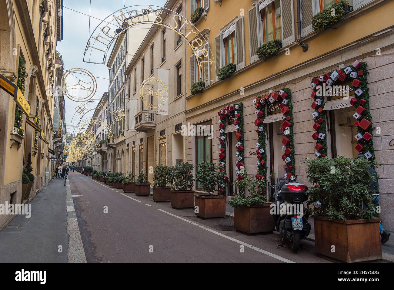 Mostra Cartier a Natale Foto Stock