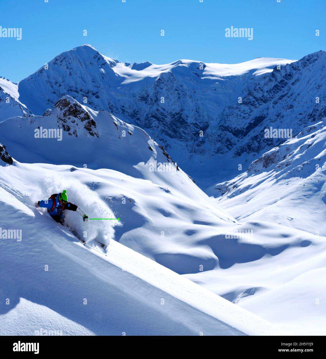 FRANCIA, SAVOY ( 73 ), SAINTE FOY SKI RESSORT, OFF PISTE SKI Foto Stock