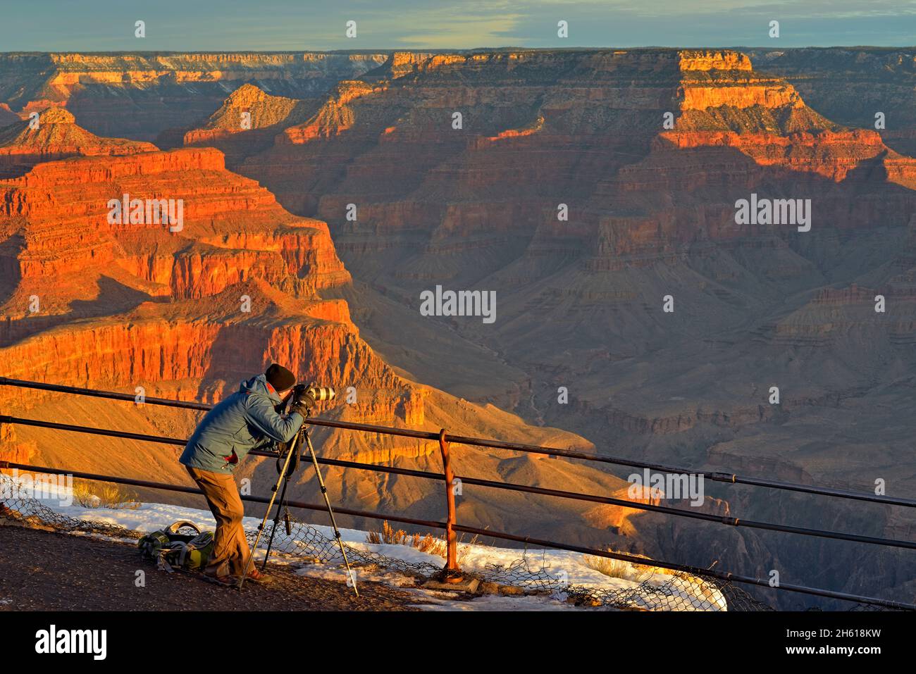 Fotografia paesaggistica, Parco Nazionale del Grand Canyon, Arizona, Stati Uniti Foto Stock