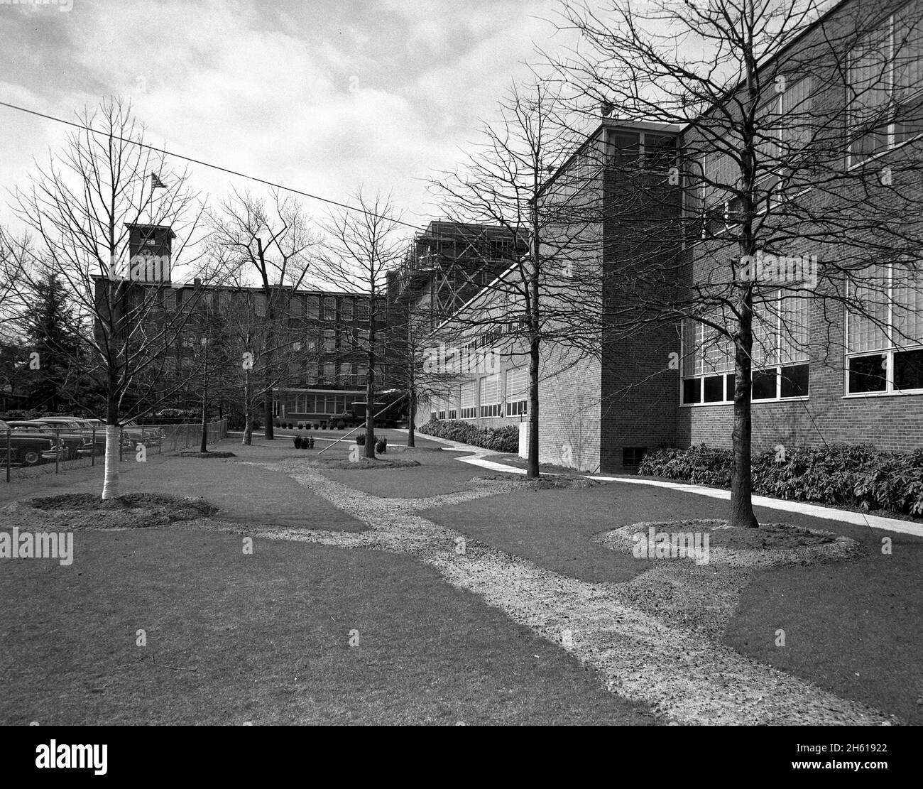 Becton Dickinson & Co., Rutherford, New Jersey; 1954 Foto Stock