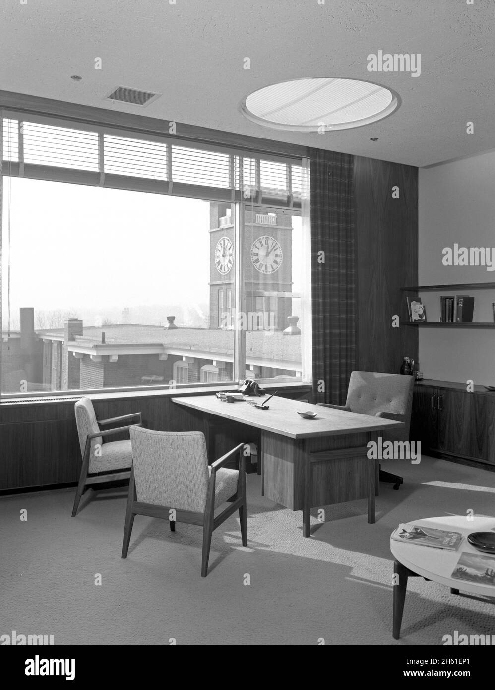 Becton Dickinson, Rutherford, New Jersey; 1955 Foto Stock