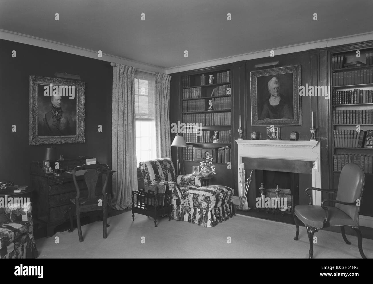 Interno di una residenza di lusso, River House, New York City; 1941 Foto Stock