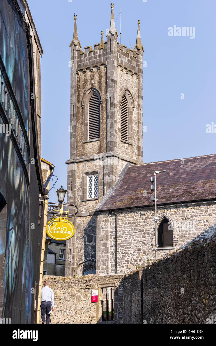St. Mary's Medieval Mile Museum, chiesa del XIII secolo e cimitero a Kilkenny, contea di Kilkenny, Irlanda Foto Stock