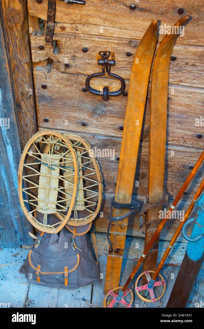 FRANCIA, SAVOIA (73), SAINTE FOY TARENTAISE, CHALET IN INVERNO Foto Stock