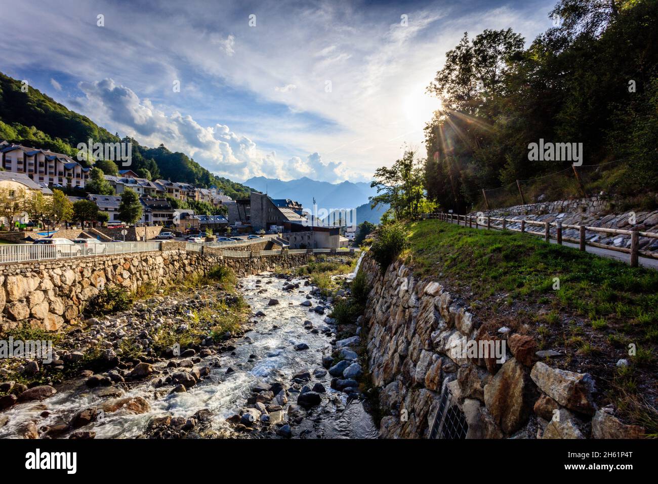 Cauterets. Parco Nazionale dei Pirenei. Francia. Foto Stock