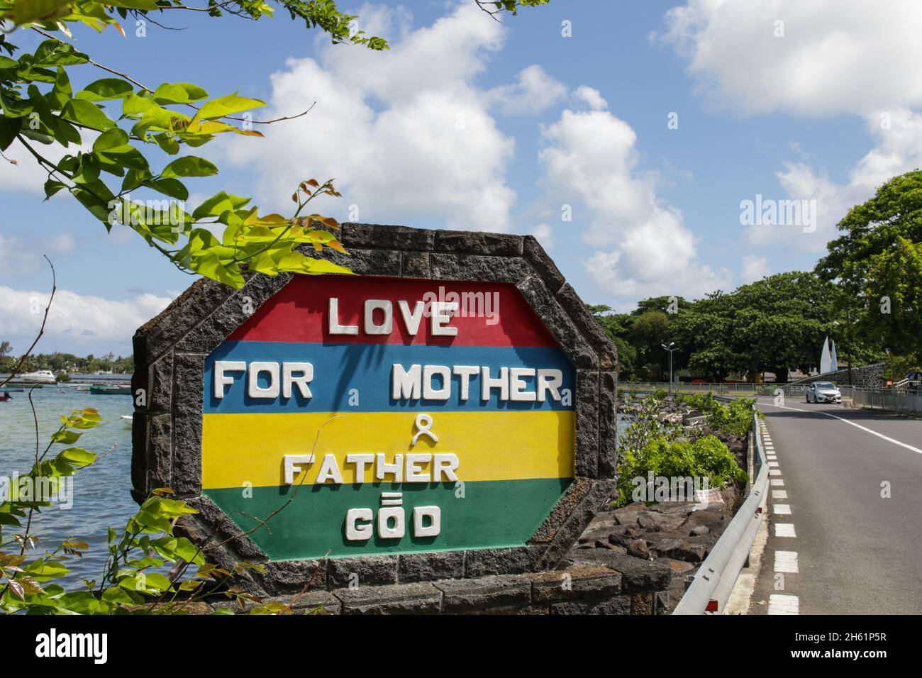 Mahebourg Mauritius Mahebourg Mauritius (pronunciato mio-boor) era il porto navale dell'isola durante l'era olandese Foto Stock