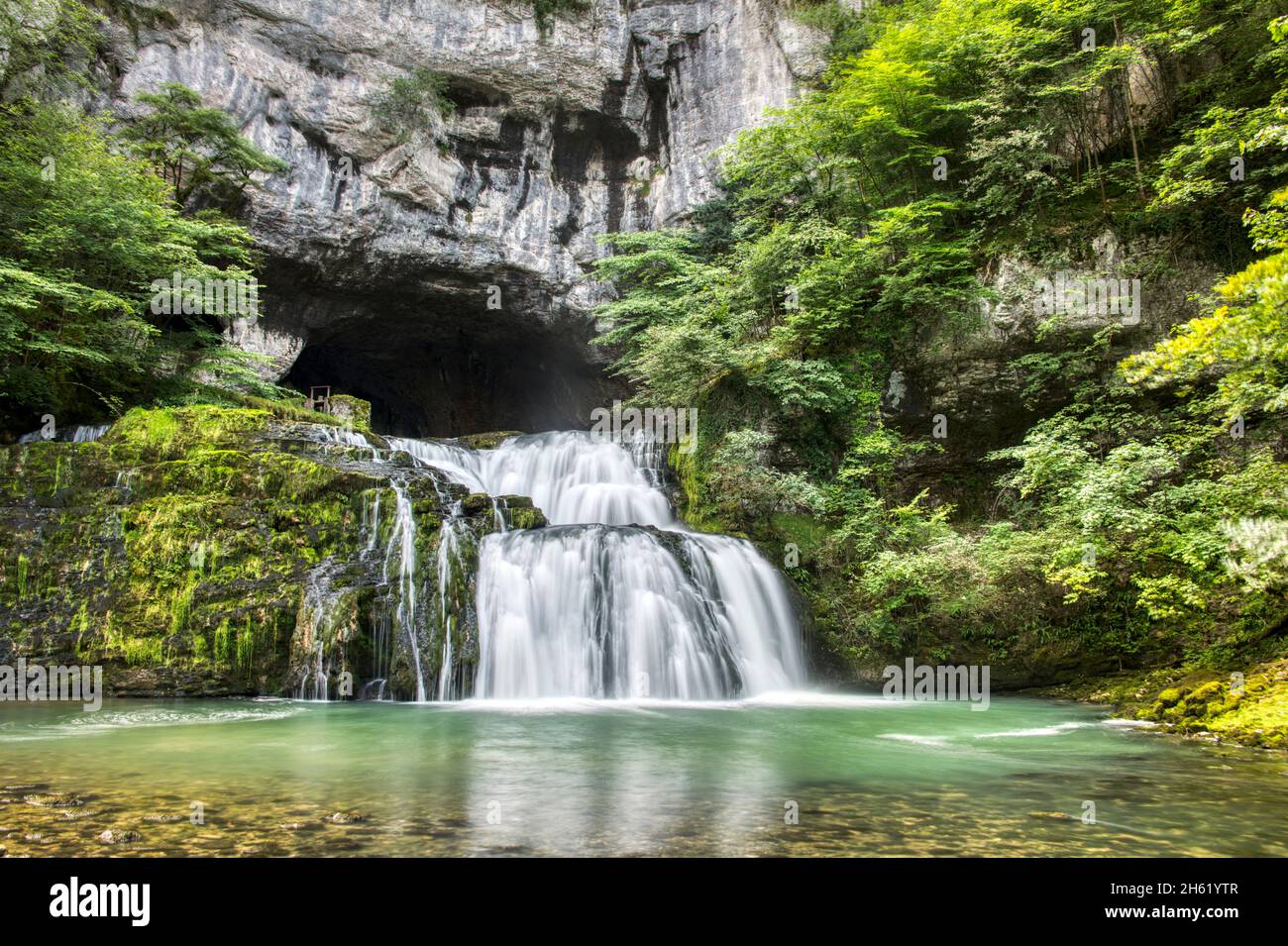 fonte du lison, francia Foto Stock