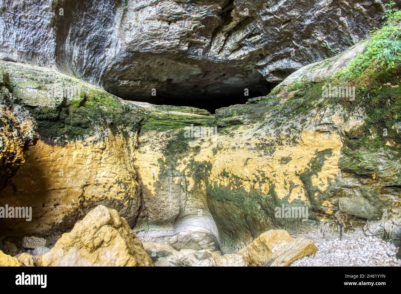 sarrazine grotta, francia Foto Stock