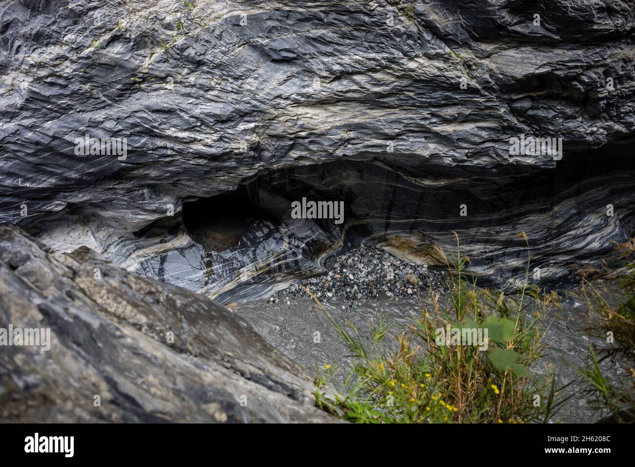 formazioni rocciose nel parco nazionale della gola di taroko Foto Stock