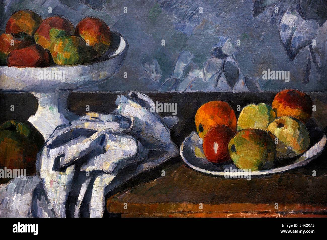 Paul Cezanne (1839-1906). Pittore francese post-impressionista. Ancora vita con le mele in una ciotola, 1879-1882. Olio su tela (43 x 53 cm). NY Carlsberg Glyptotek. Copenaghen, Danimarca. Foto Stock