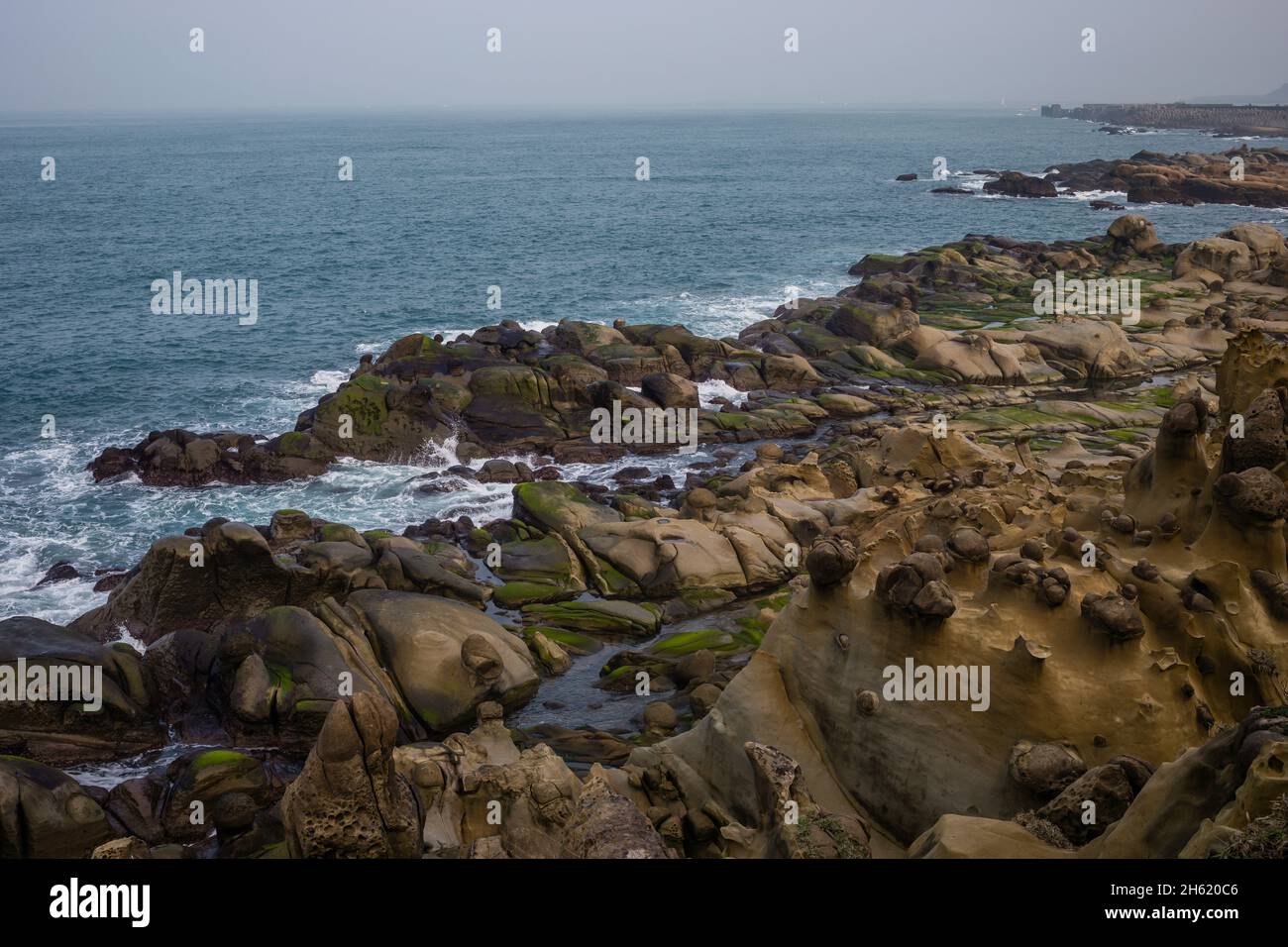 parco dell'isola di heping con scogliera Foto Stock