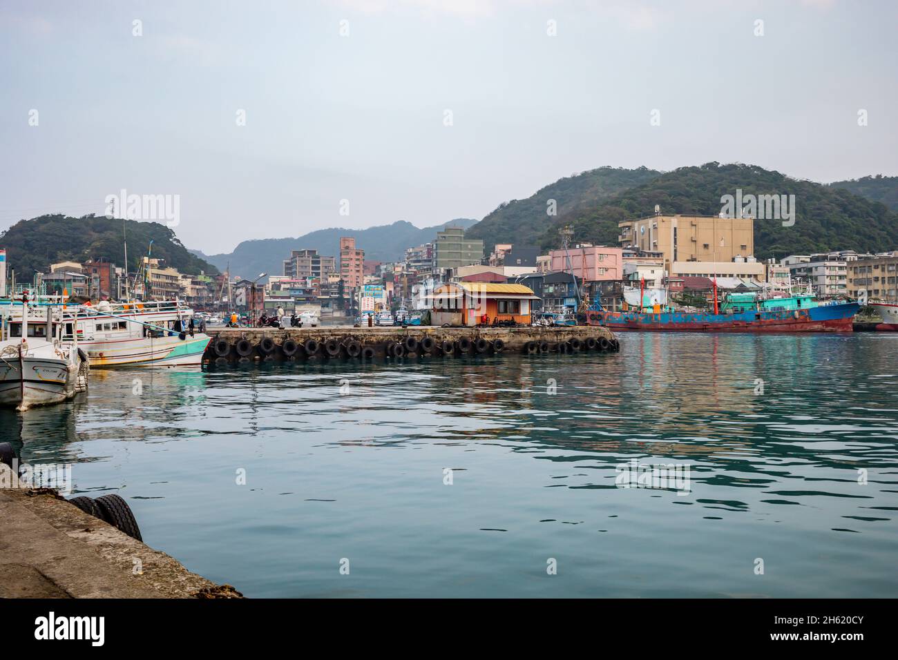 porto di heping, taiwan nord Foto Stock