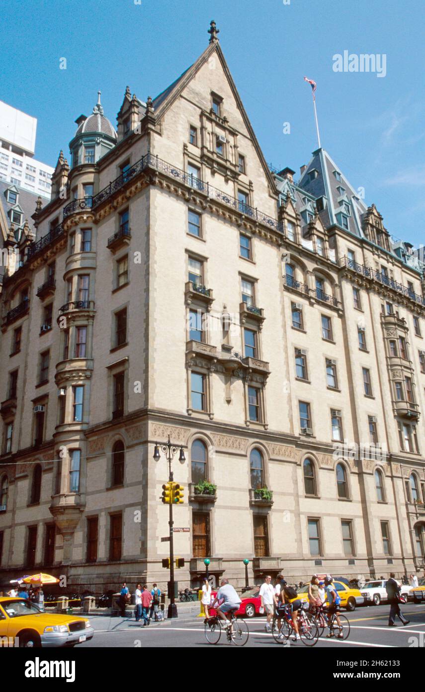 New York City, Manhattan, Upper West Side la residenza Dakota John Lennon Beatles Foto Stock