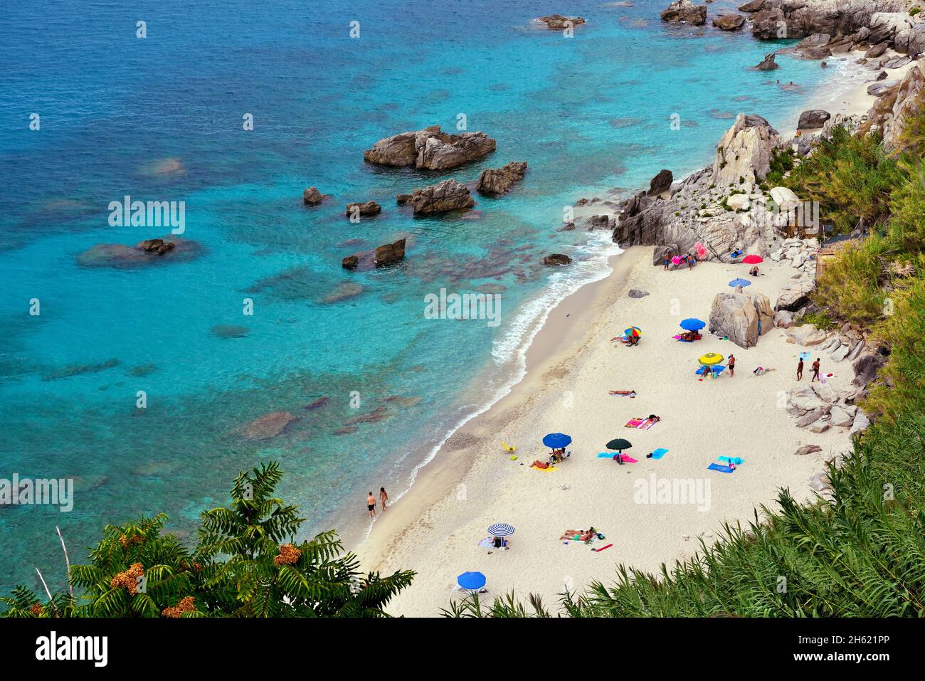 michelino beachTropea Calabria Italia Foto Stock