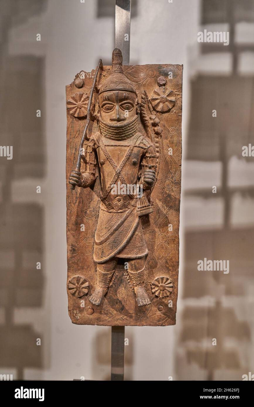 Il British Museum. Bronzo del Benin. Arte africana 16 ° secolo arte africana Foto Stock