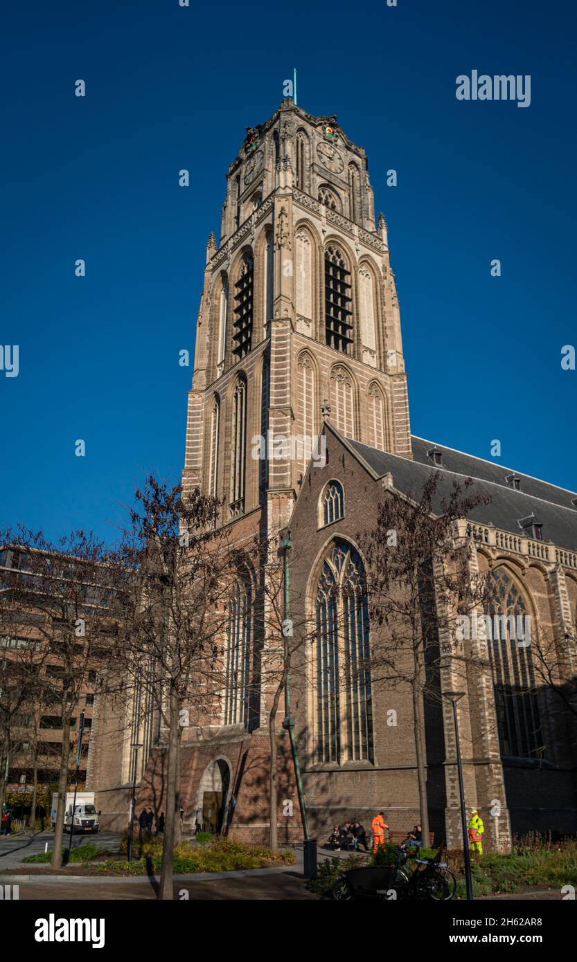 Chiesa di Saint Laurens nella città di Rotterdam, Paesi Bassi Foto Stock