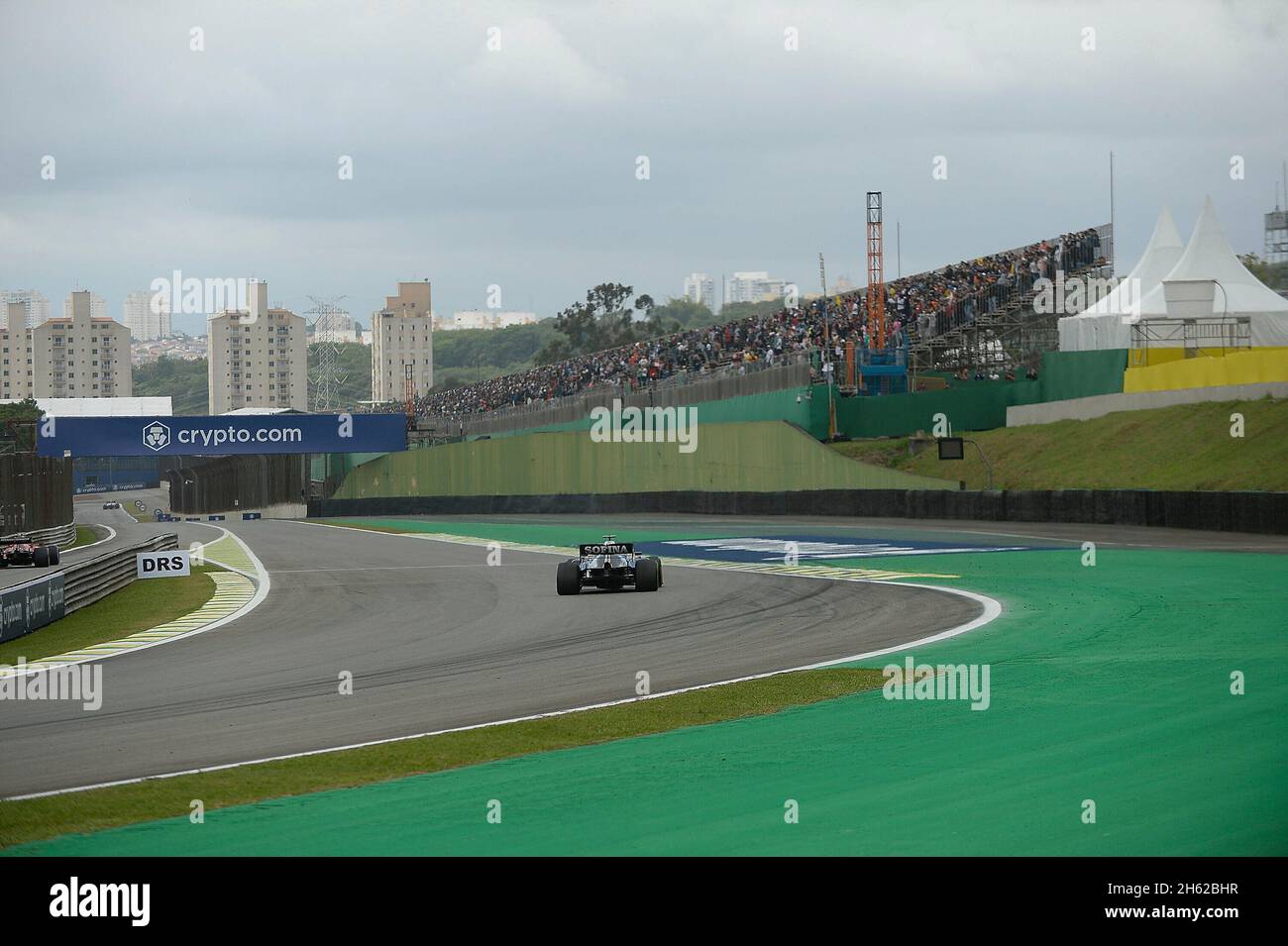 Interlagos, Brasilien. 12 novembre 2021. 12.11.2021, Autodromo Jose Carlos Pace, Interlagos, FORMULA 1 HEINEKEN GRANDE PREMIO DO BRASIL 2021, nella foto Nicholas Latifi (CAN), Williams Racing Credit: dpa/Alamy Live News Foto Stock