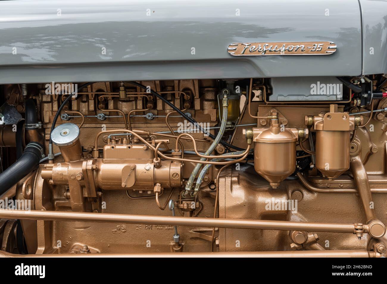 breuberg,hessen,germania,trattore massey-ferguson fe 35,cilindrata 2550 ccm,35 cv,costruito nel 1960 Foto Stock