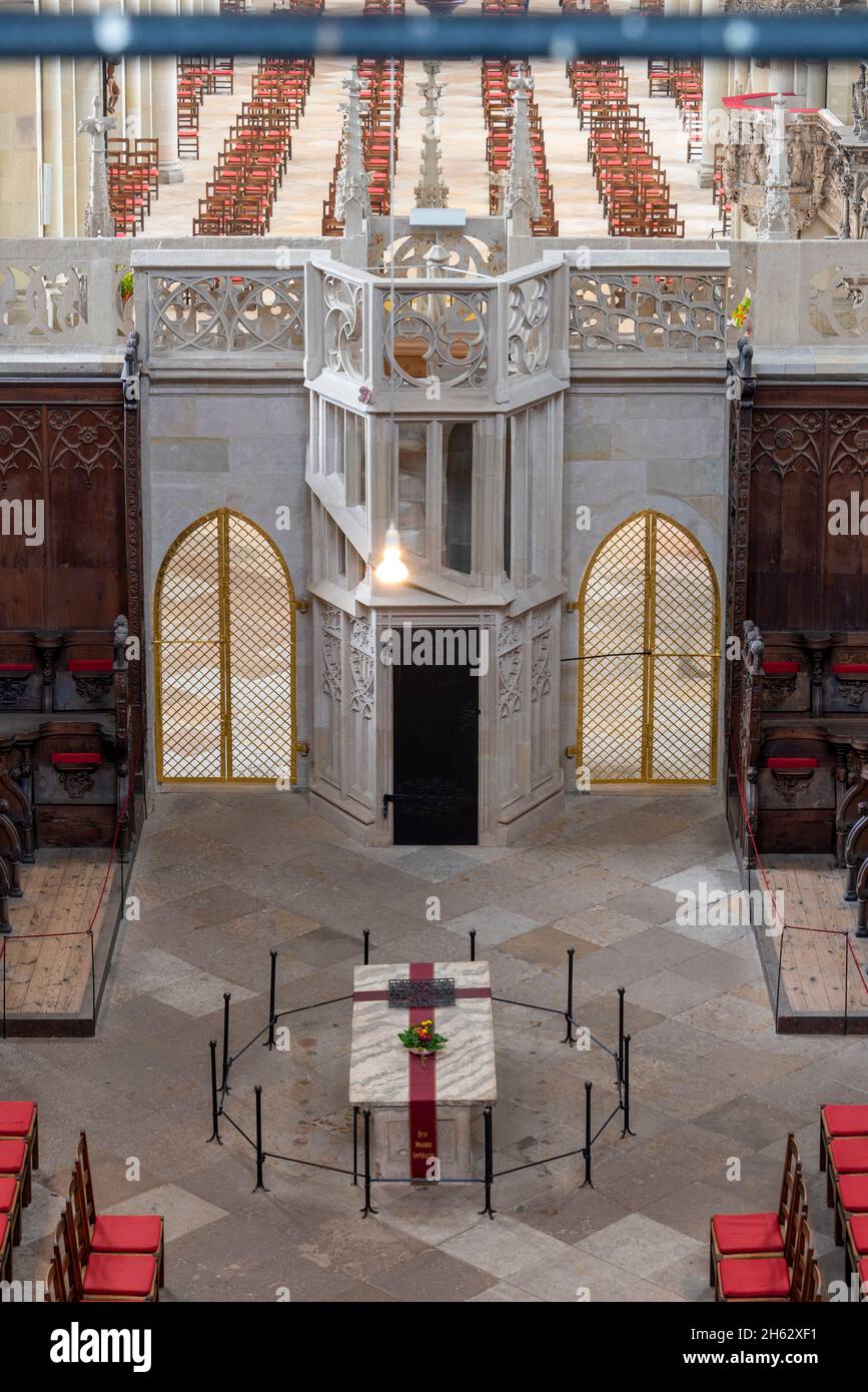 germania,sassonia-anhalt,magdeburg,tomba di otto il grande nella cattedrale di magdeburg Foto Stock