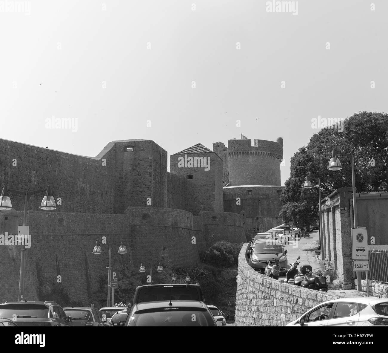 dubrovnik,croazia - famosa come atterraggio del re nel gioco della serie tv dei troni Foto Stock