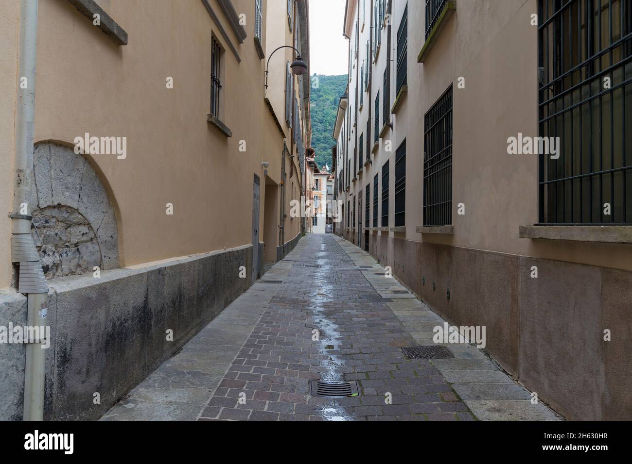 facciata della cattedrale di como (cattedrale di santa maria assunta duomo di como),lombardia,italia Foto Stock