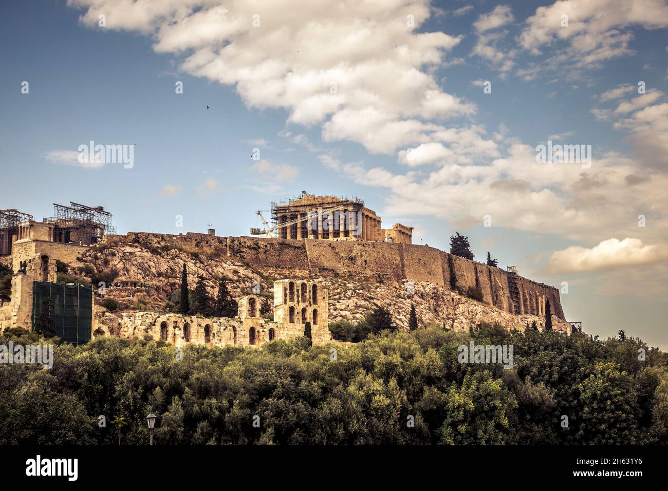 akropolis,athene,grecia Foto Stock