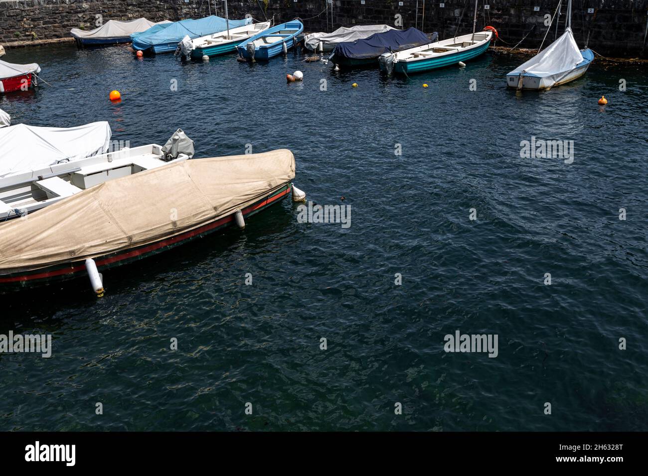 passeggiata lungo locarno sulle rive del lago maggiore locarno,canton ticino,svizzera Foto Stock