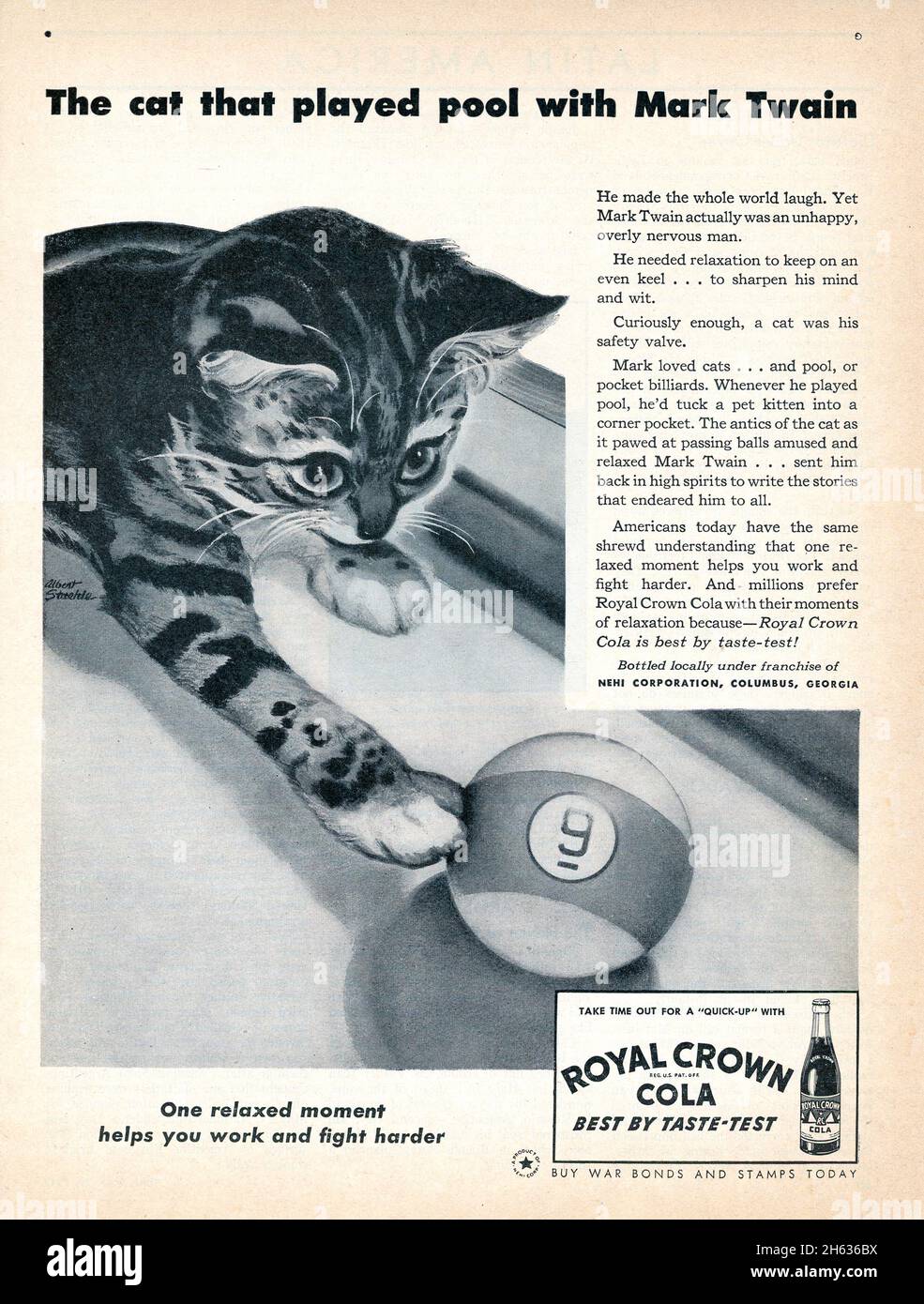 29 maggio 1944 'Time' Newspaper Issue Advertisement, USA Foto Stock