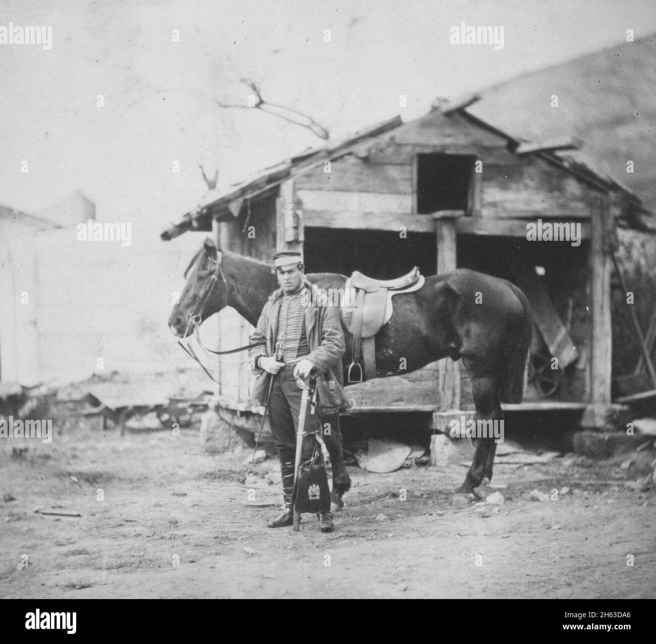 'Crimean War Photos: Captain King, artiglieria di cavalli ca. 1855' Foto Stock