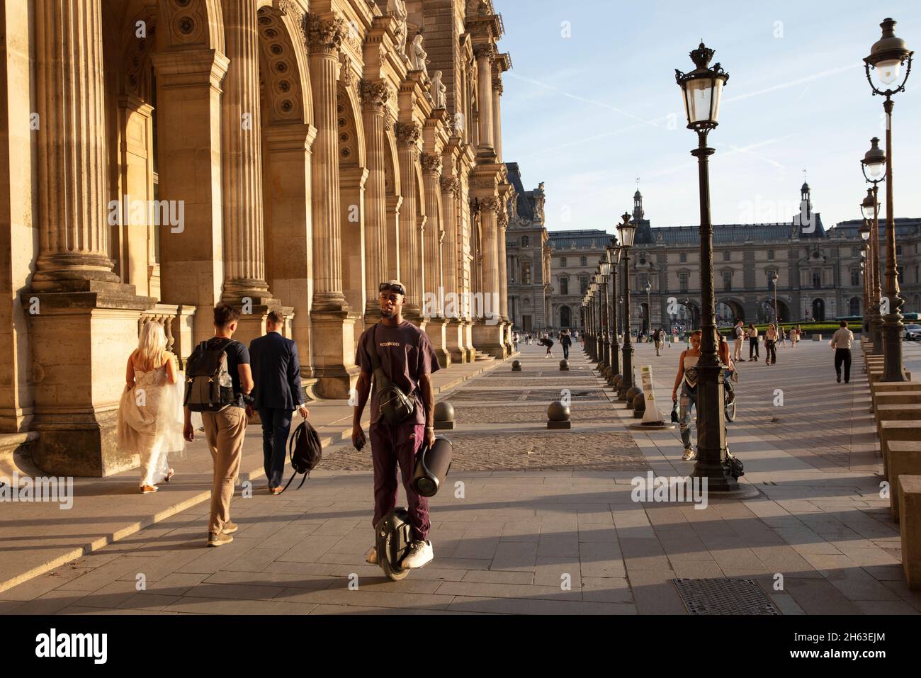 francia,parigi,1. circondario,atmosfera serale, Foto Stock
