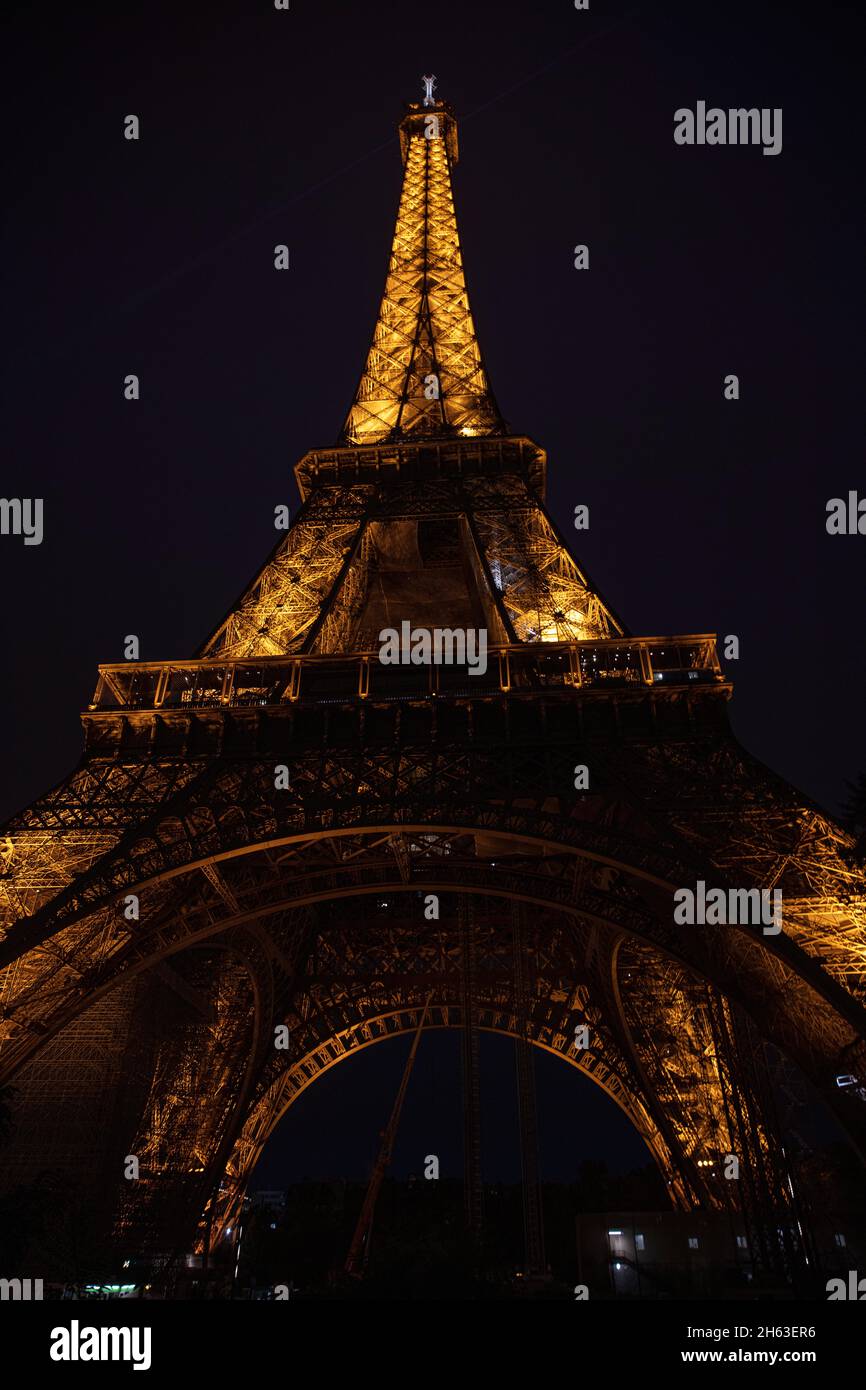 Francia,Parigi,torre eiffel Foto Stock