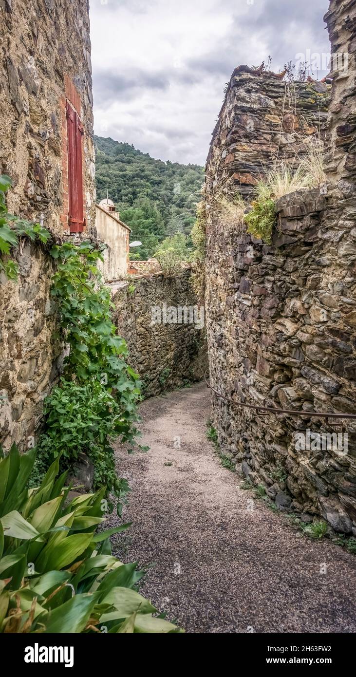 vicolo in boulle d'amont. Foto Stock