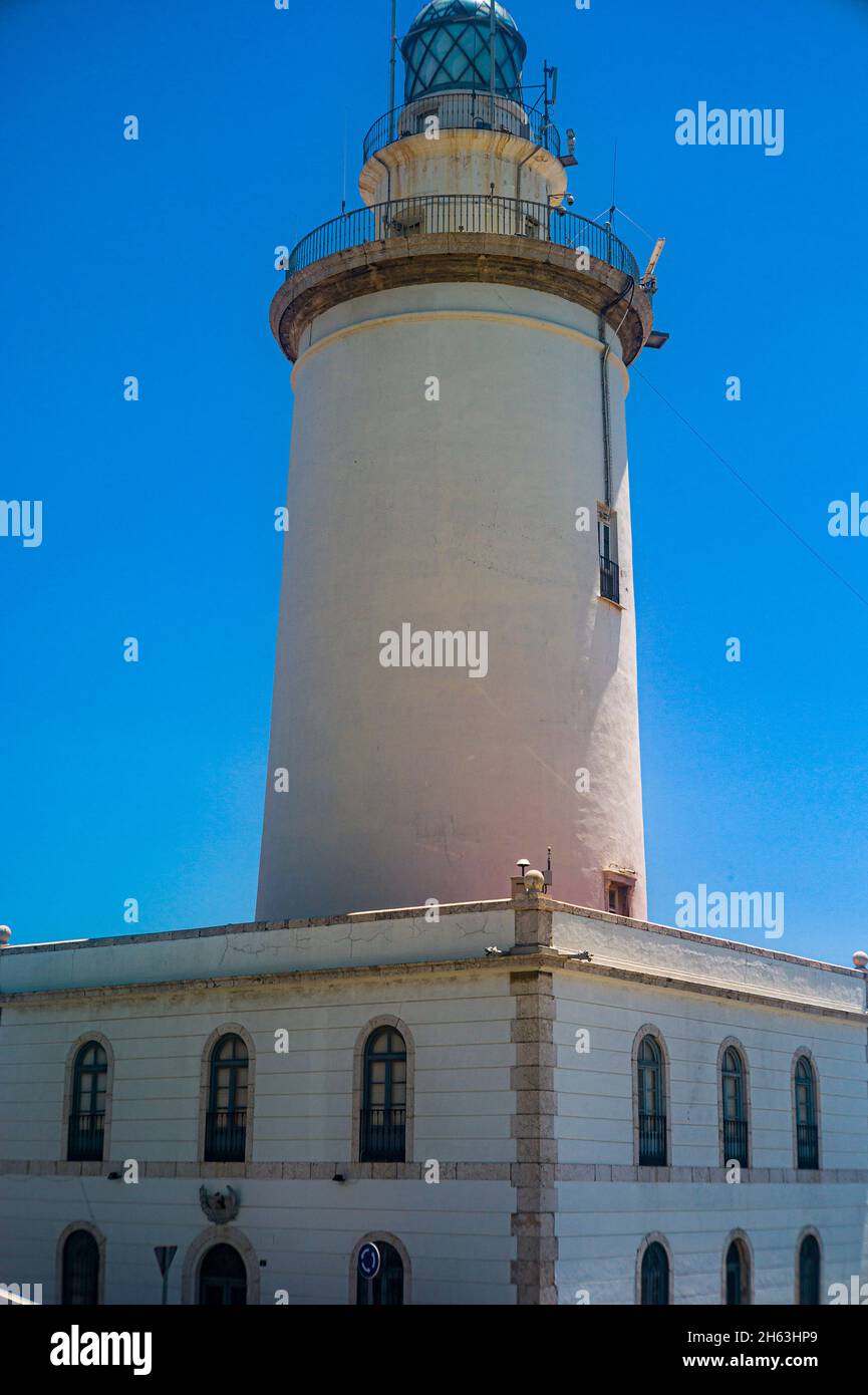 la farola de malaga. malaga,andalusia,spagna. Foto Stock