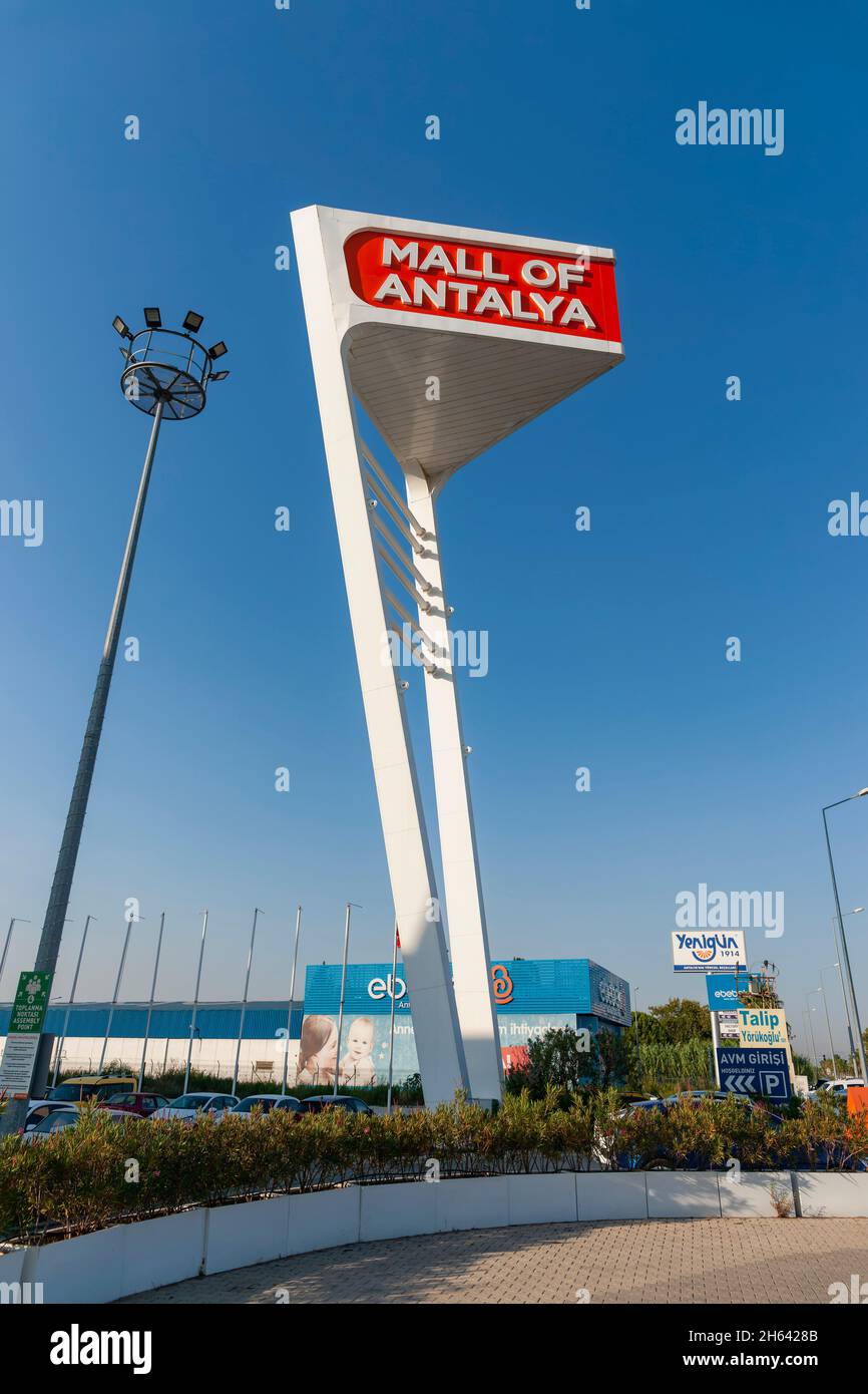 centro commerciale, centro commerciale di antalya, kepez, antalya, turchia Foto Stock