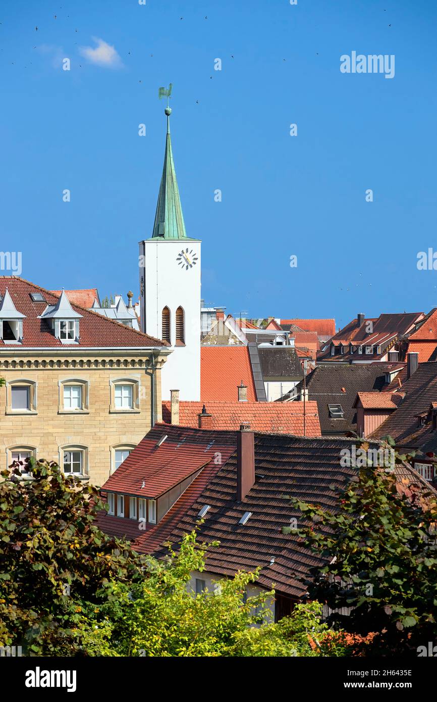 la chiesa protestante di resurrezione a überlingen sul lago di costanza Foto Stock