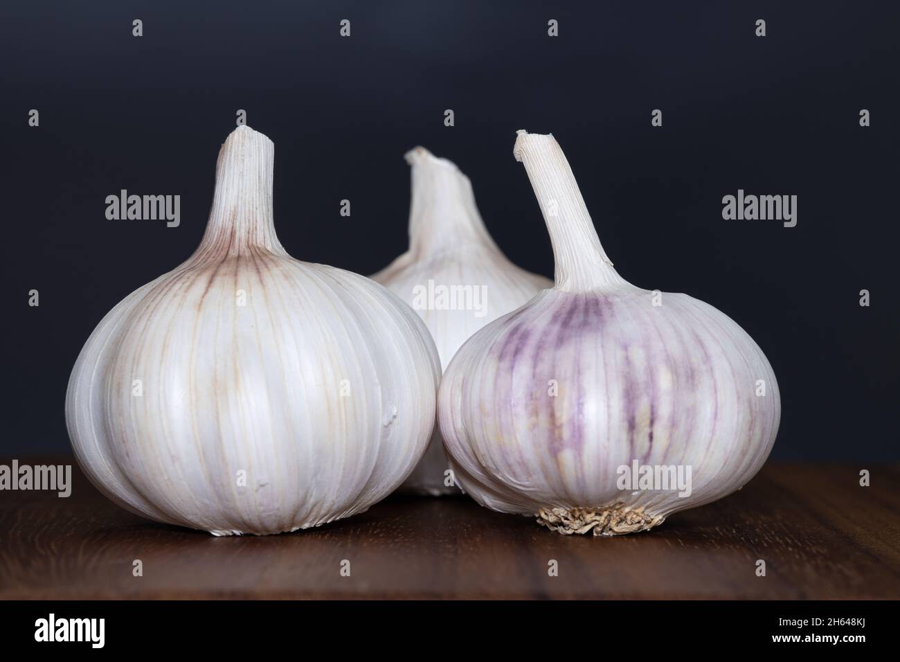 Aglio chiodi di garofano Bulb, cibo asiatico favorire erbe ingrediente closeup studio shot Foto Stock