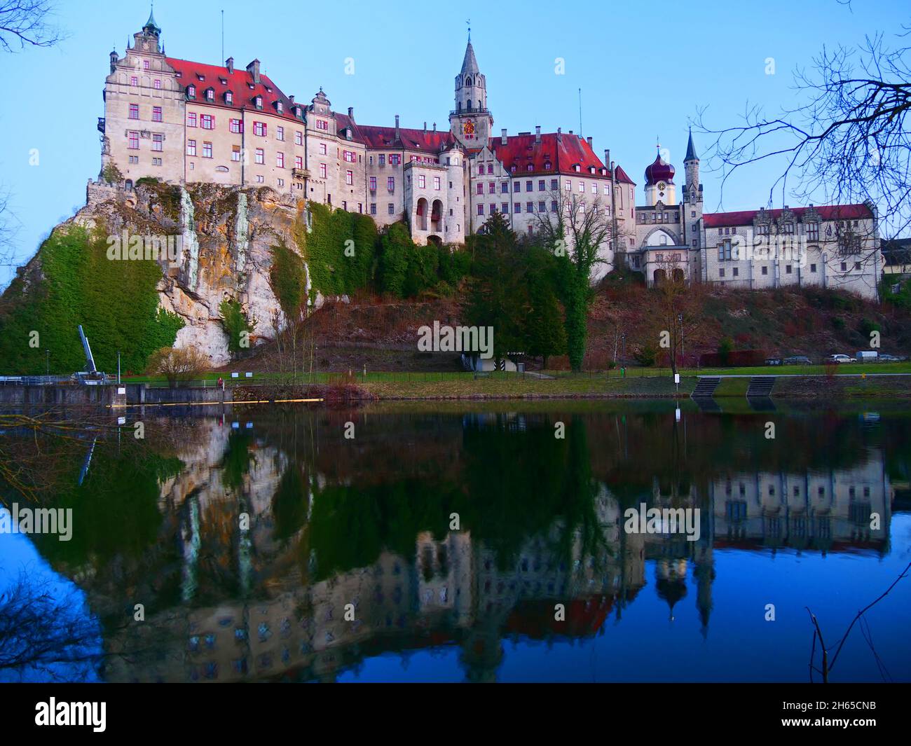 Sigmaringen, Germania: Il castello Foto Stock