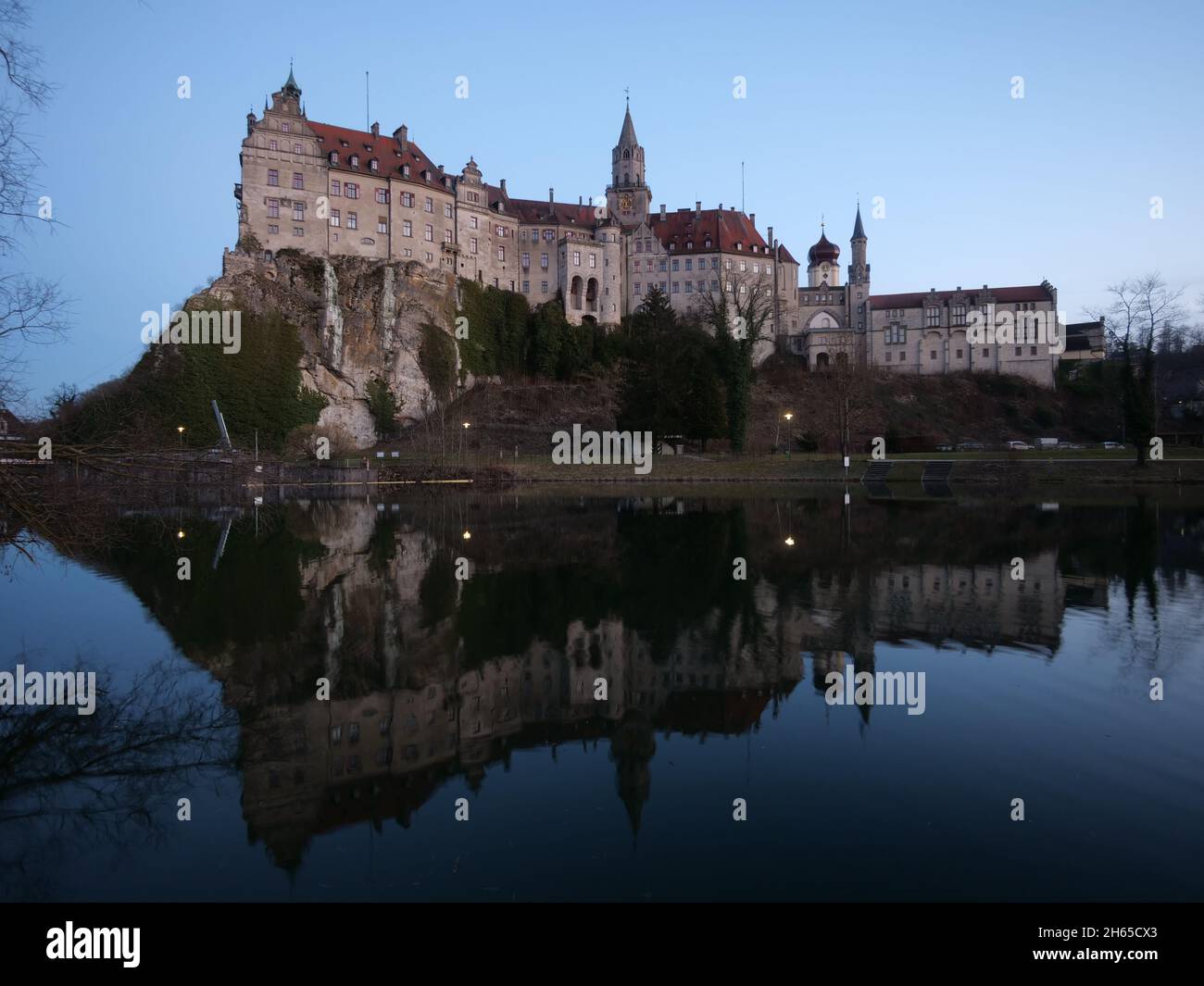 Sigmaringen, Germania: Il castello Foto Stock