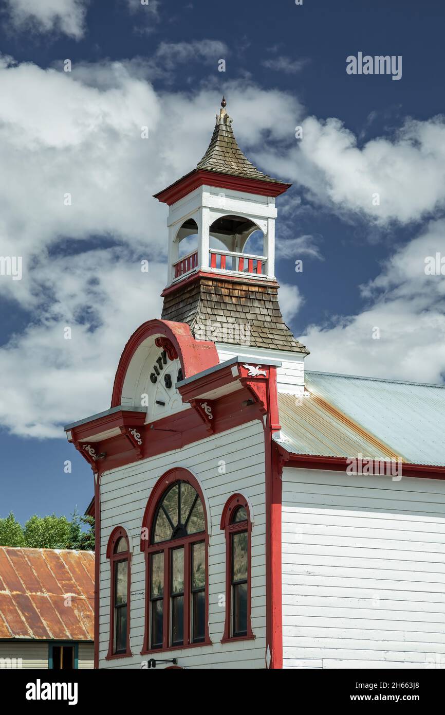 Municipio storico (1883), Crested Butte, Colorado USA Foto Stock