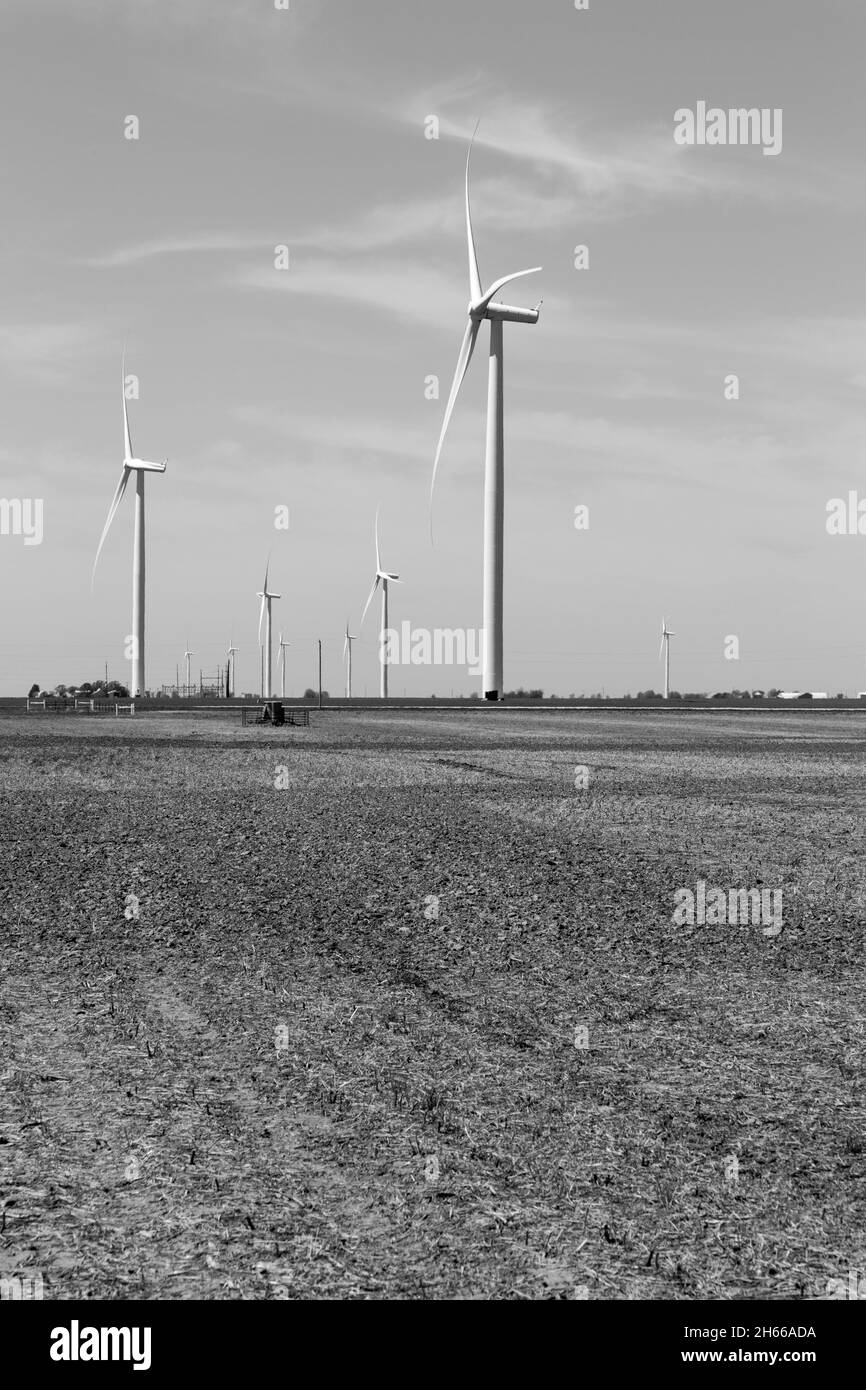 Turbine eoliche Foto Stock