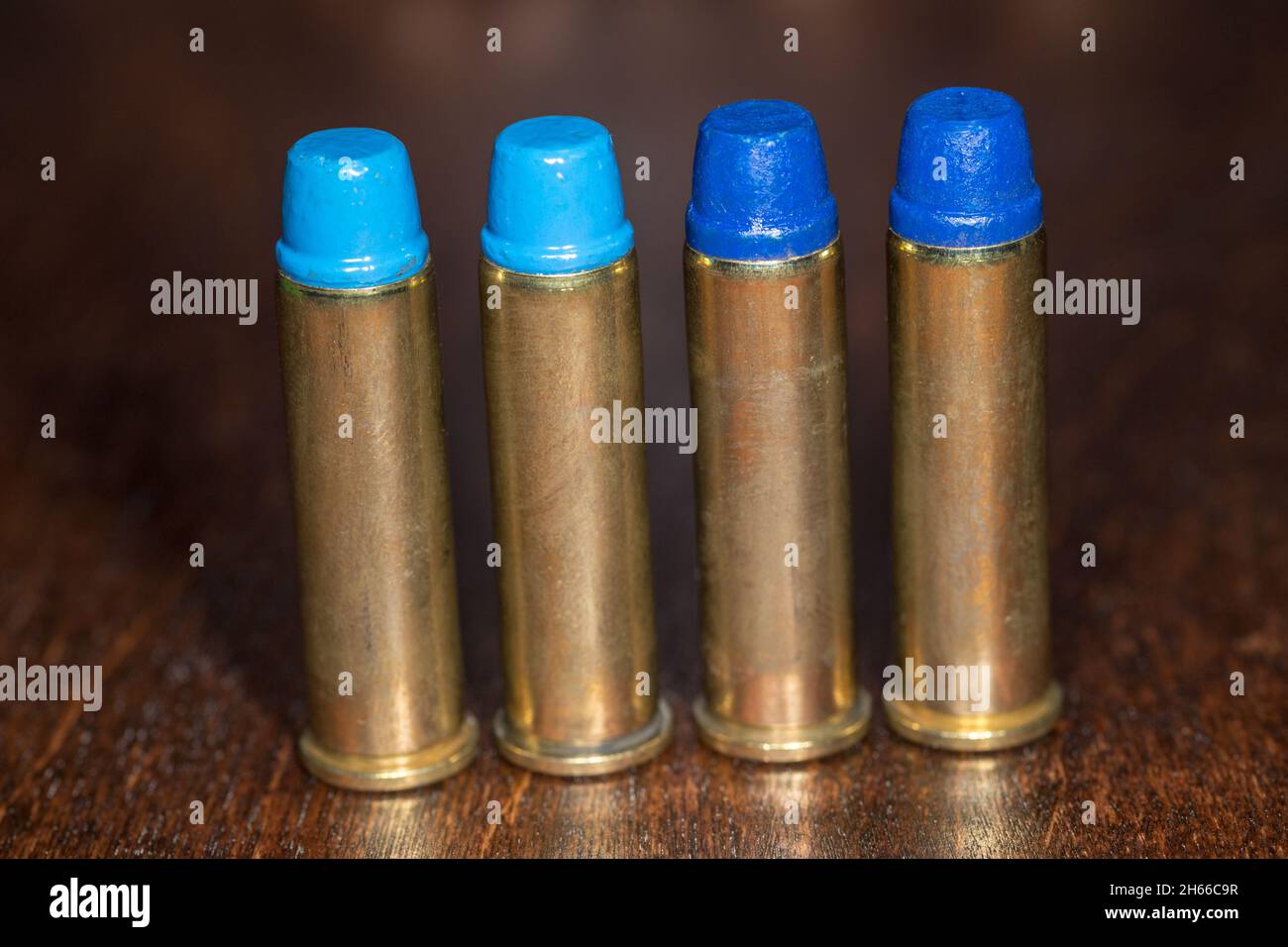 Proiettili in piombo pressofuso Foto Stock