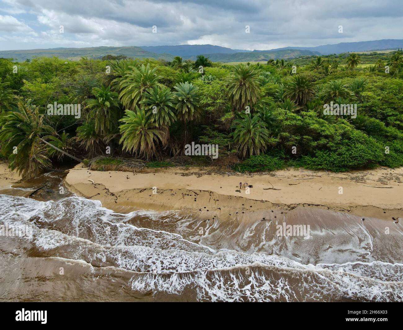 Spiaggia di Pakale vicino a Waimea su Kauai Foto Stock